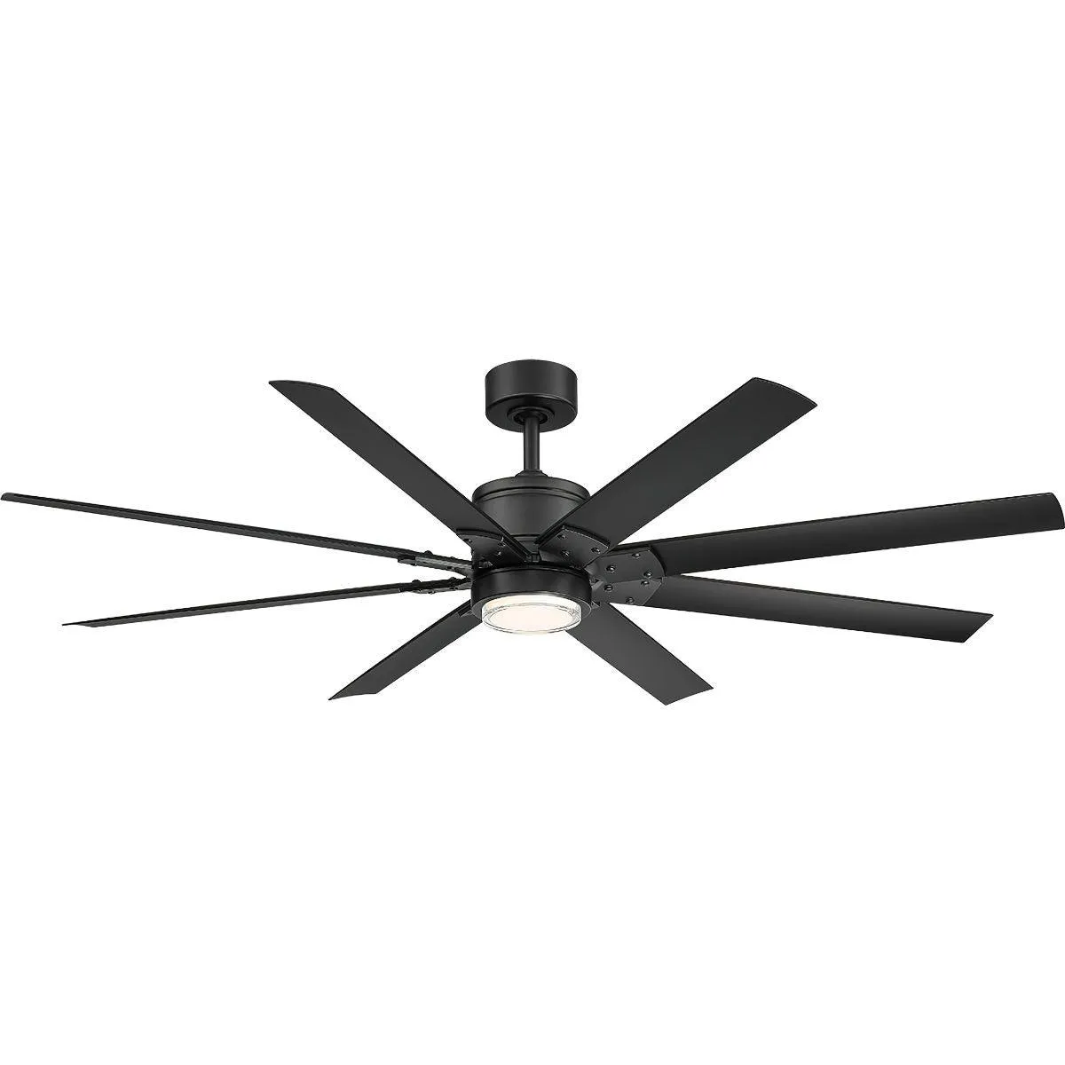 Renegade 66 Inch Black LED Smart Windmill Ceiling Fan