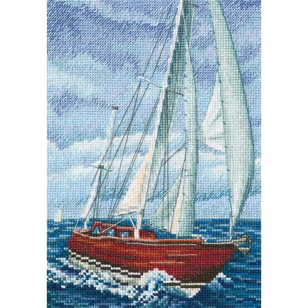 RTO Counted Cross Stitch Kit 5.25"X7.5" - Flavour of Salt, Wind & Sun VII (16 Ct)*