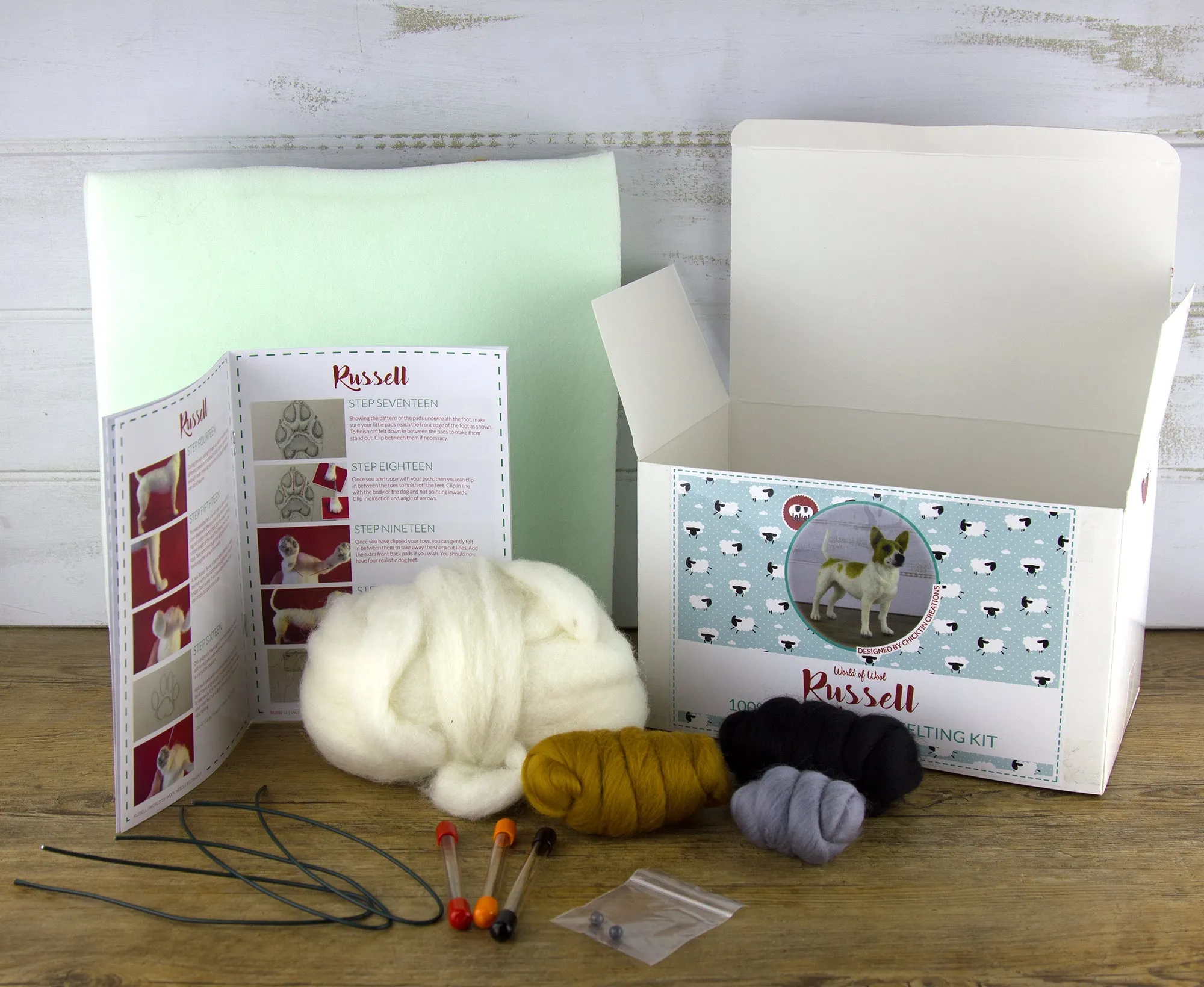 Russell The Jack Russell | Needle Felting Kit