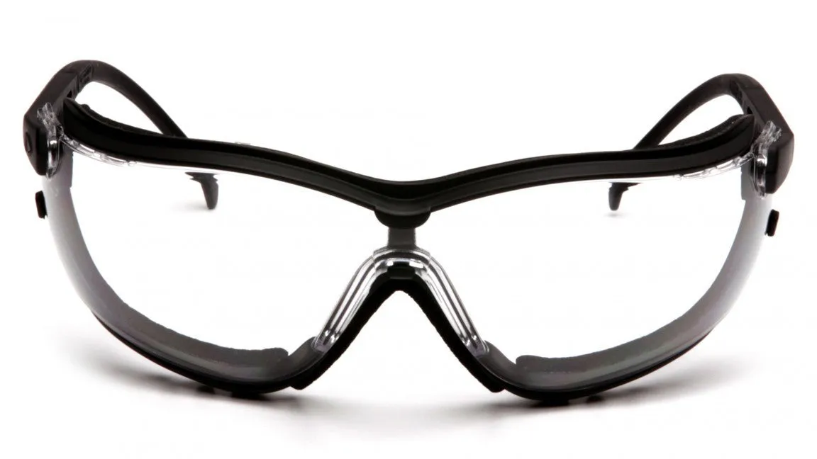 Safety Goggle - Glasses W/Foam Gasket - Pyramex Brand Model # V2G
