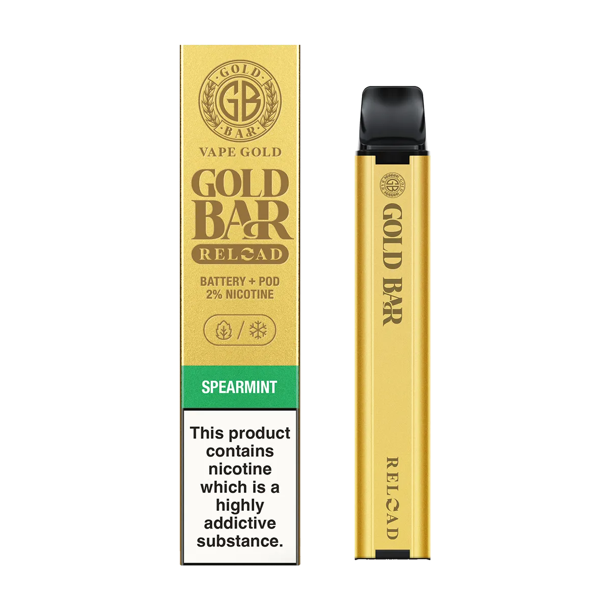 Spearmint Gold Bar Reload Prefilled Pod Kit