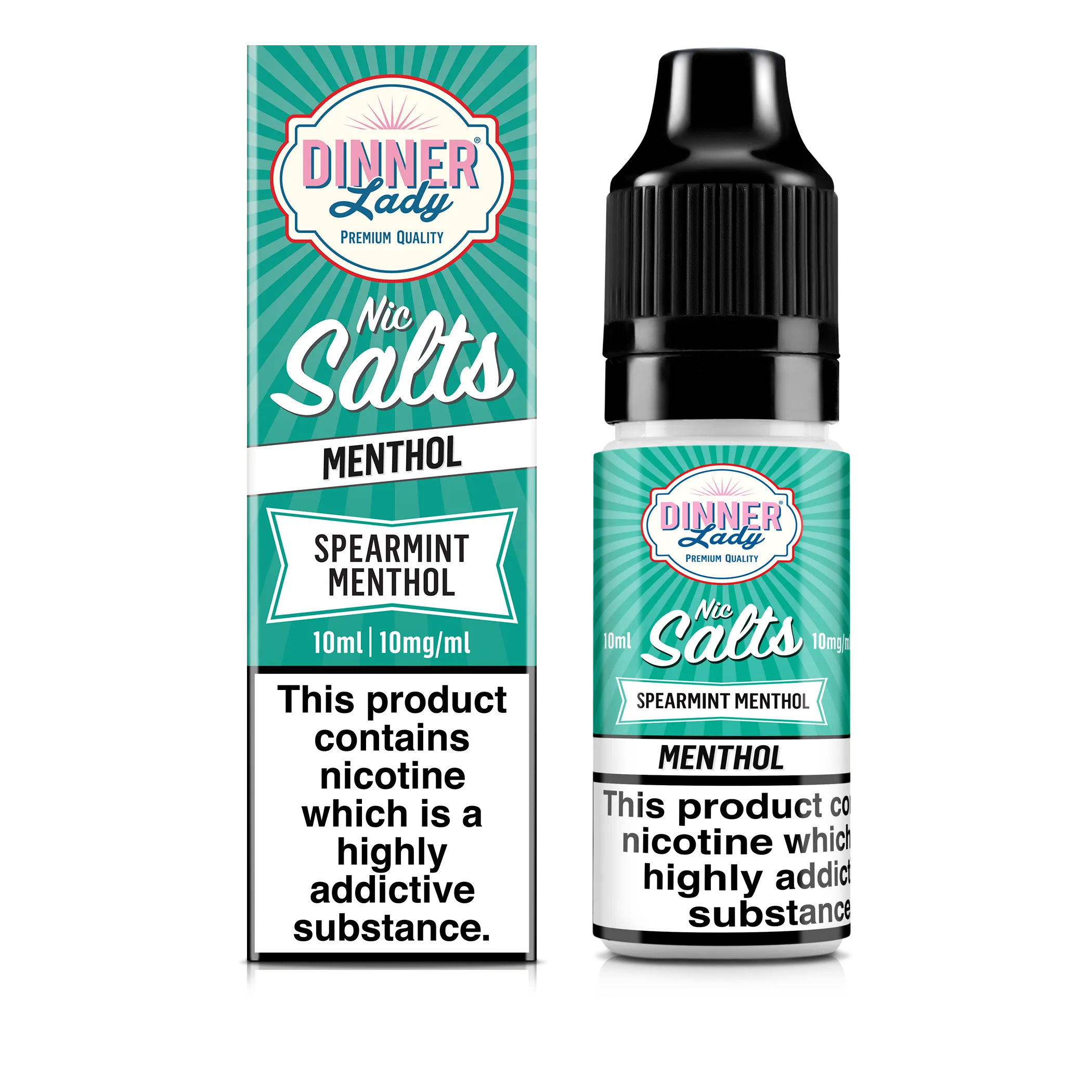 Spearmint Menthol Nic Salts 50:50 10ml E-Liquid