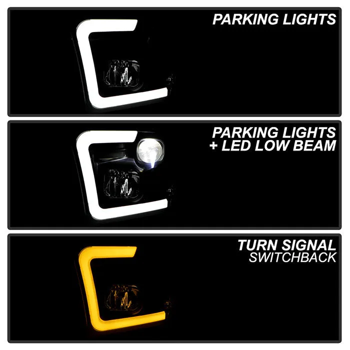 Spyder Platinum Dodge Ram 1500 2500 3500 10-18 Headlights Black