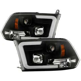 Spyder Platinum Dodge Ram 1500 2500 3500 10-18 Headlights Black
