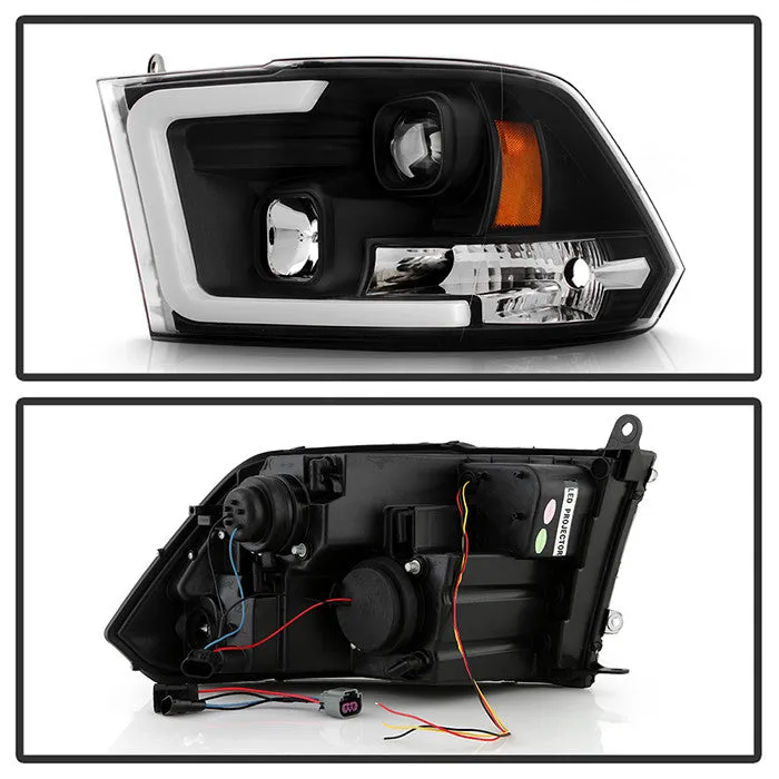Spyder Platinum Dodge Ram 1500 2500 3500 10-18 Headlights Black