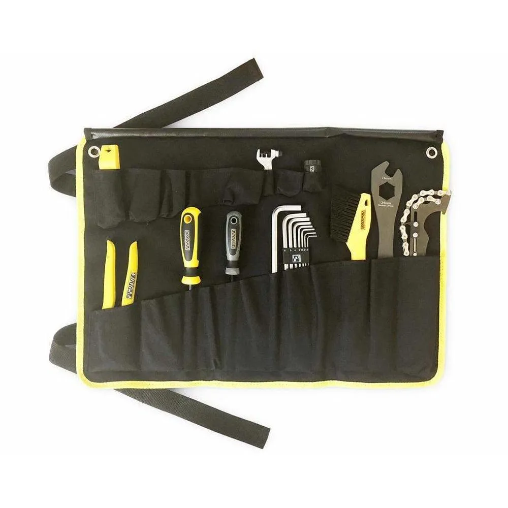 Starter Bike Tool Kit 1.1 - Including 19 Tools And Tool Wrap
