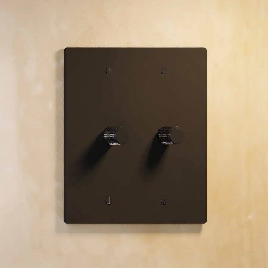 The Brass 3-Way Rotary Dimmer Switch (1 to 5 Gang)