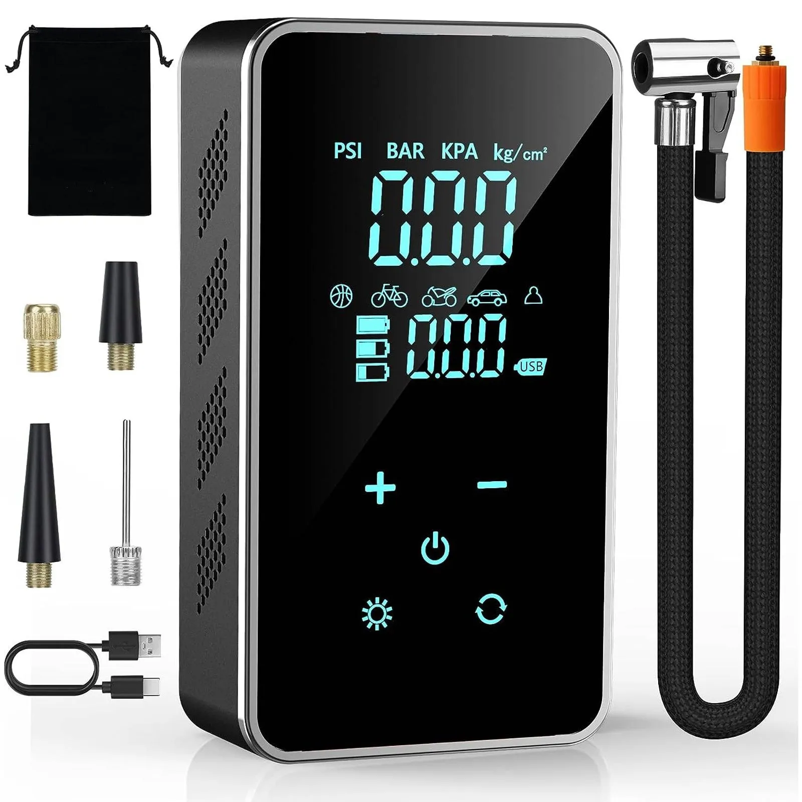 Tire Inflator Portable Air Compressor 16l/Min 150 Psi Air Pump