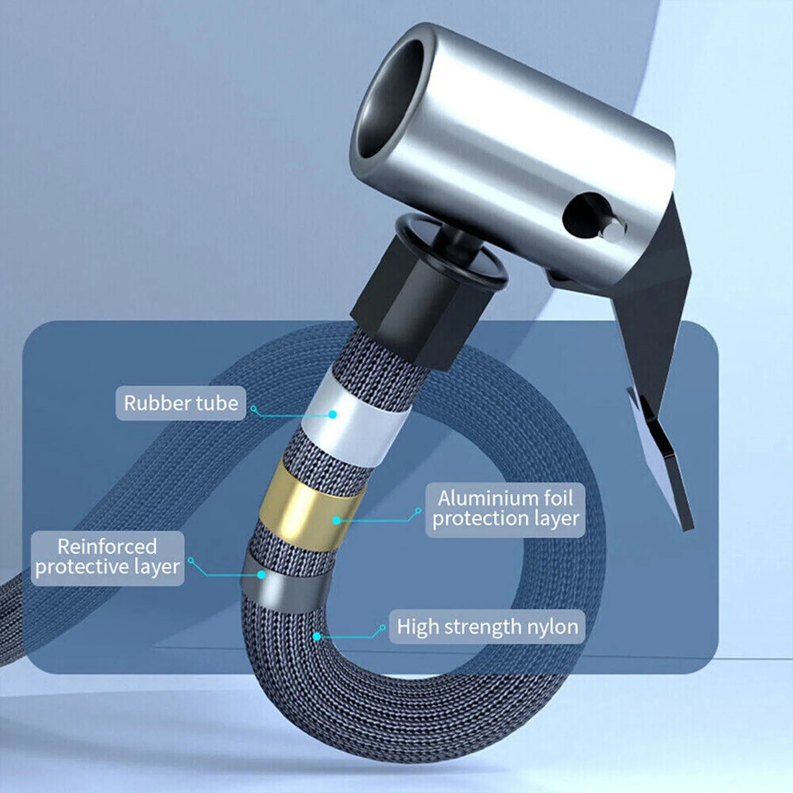 Tire Inflator Portable Air Compressor 6000mAh Cordless DC12V