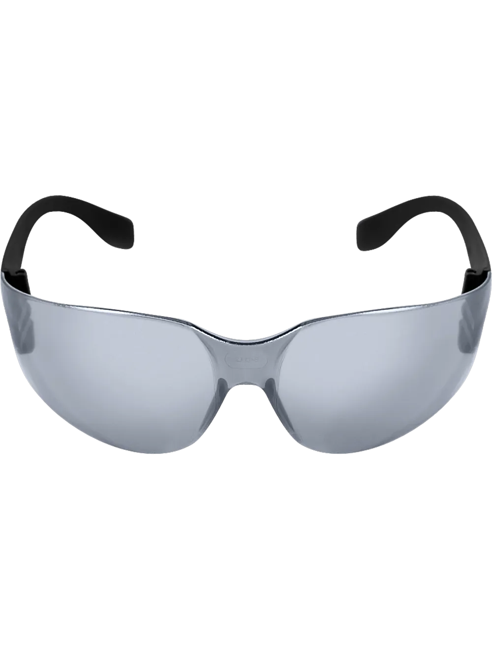 Torrent™ Silver Mirror Lens, Matte Black Frame Safety Glasses - BH147