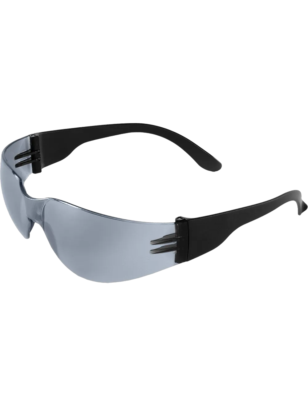Torrent™ Silver Mirror Lens, Matte Black Frame Safety Glasses - BH147