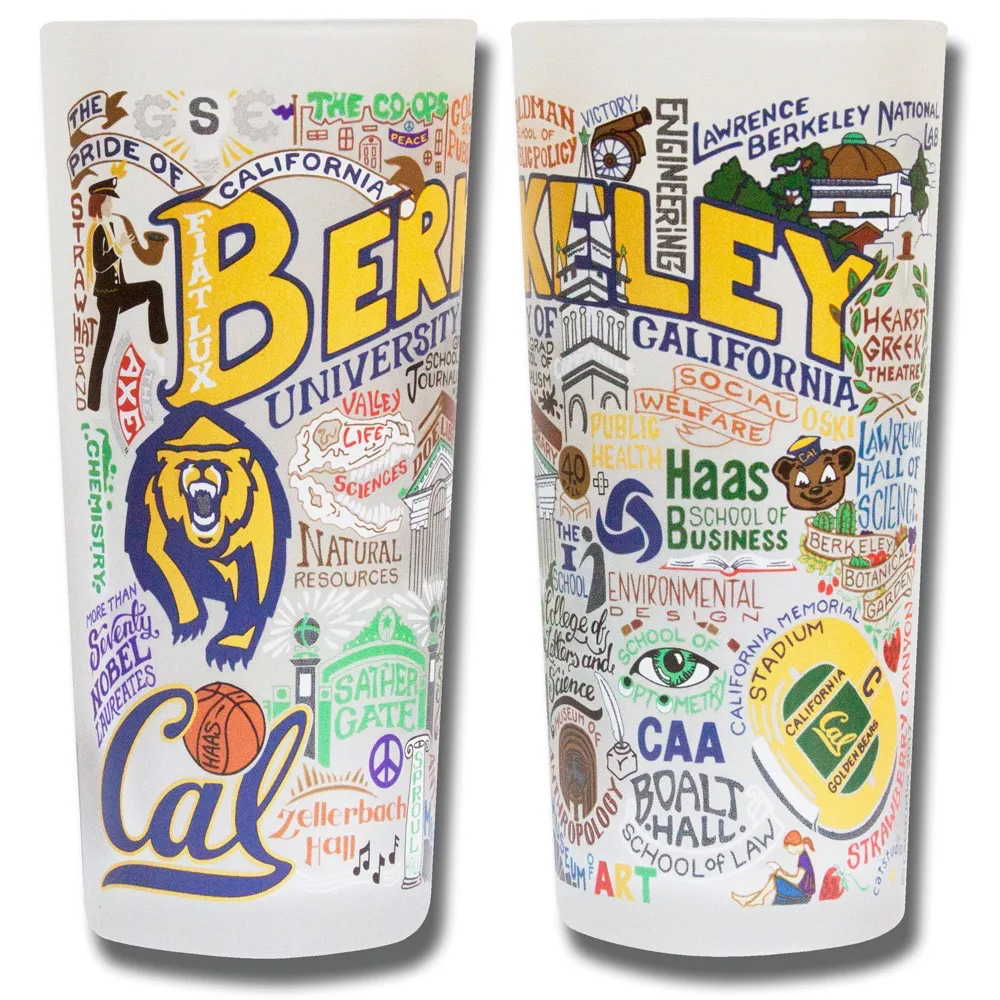 UNIVERSITY OF CA BERKELEY GLASS BY CATSTUDIO