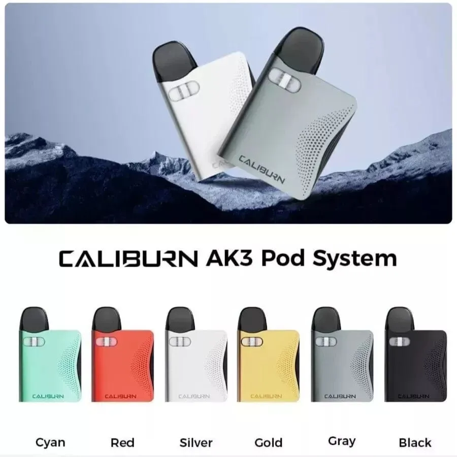 UWELL CALIBURN AK3 VAPE KIT 520mAh MTL E-Cig 2ML E-Liquid Capacity-Fast Dispatch