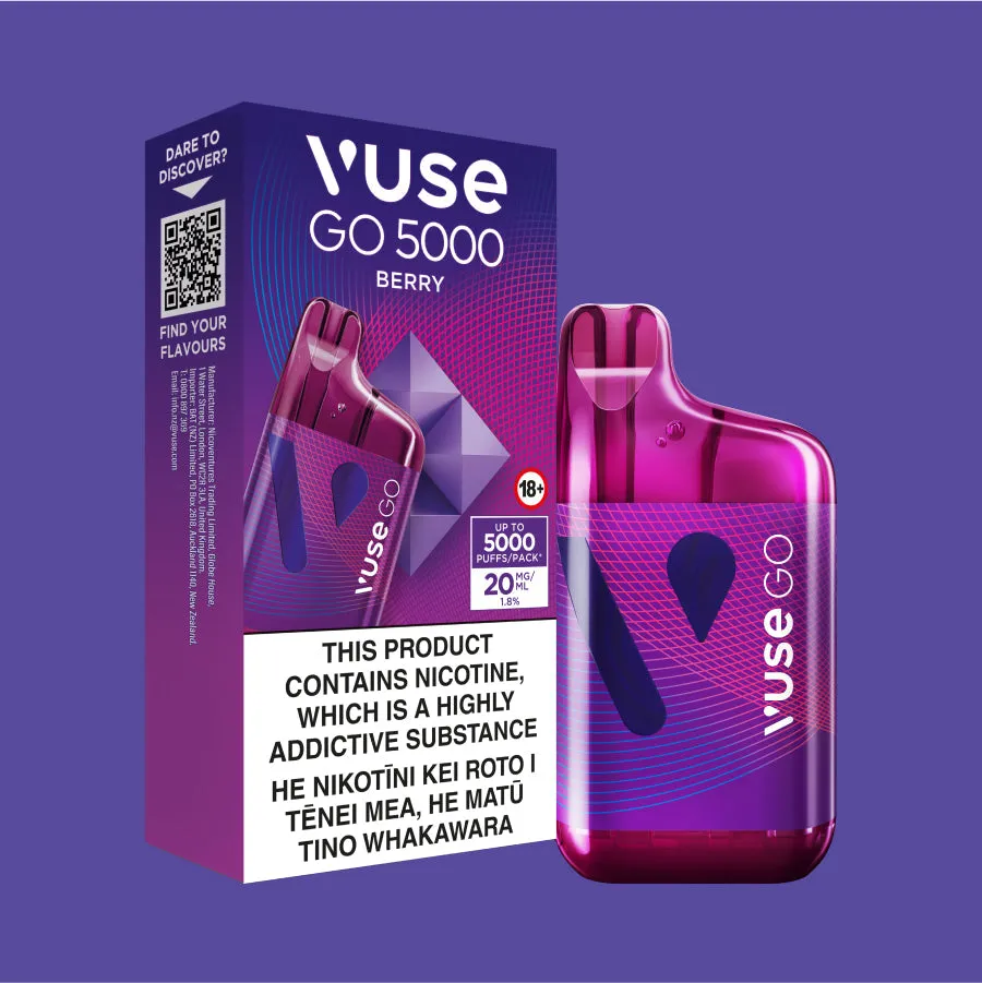 Vuse Go 5000 Disposable Vape Box - Berry