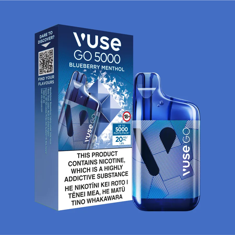 Vuse Go 5000 Disposable Vape Box - Blueberry Menthol