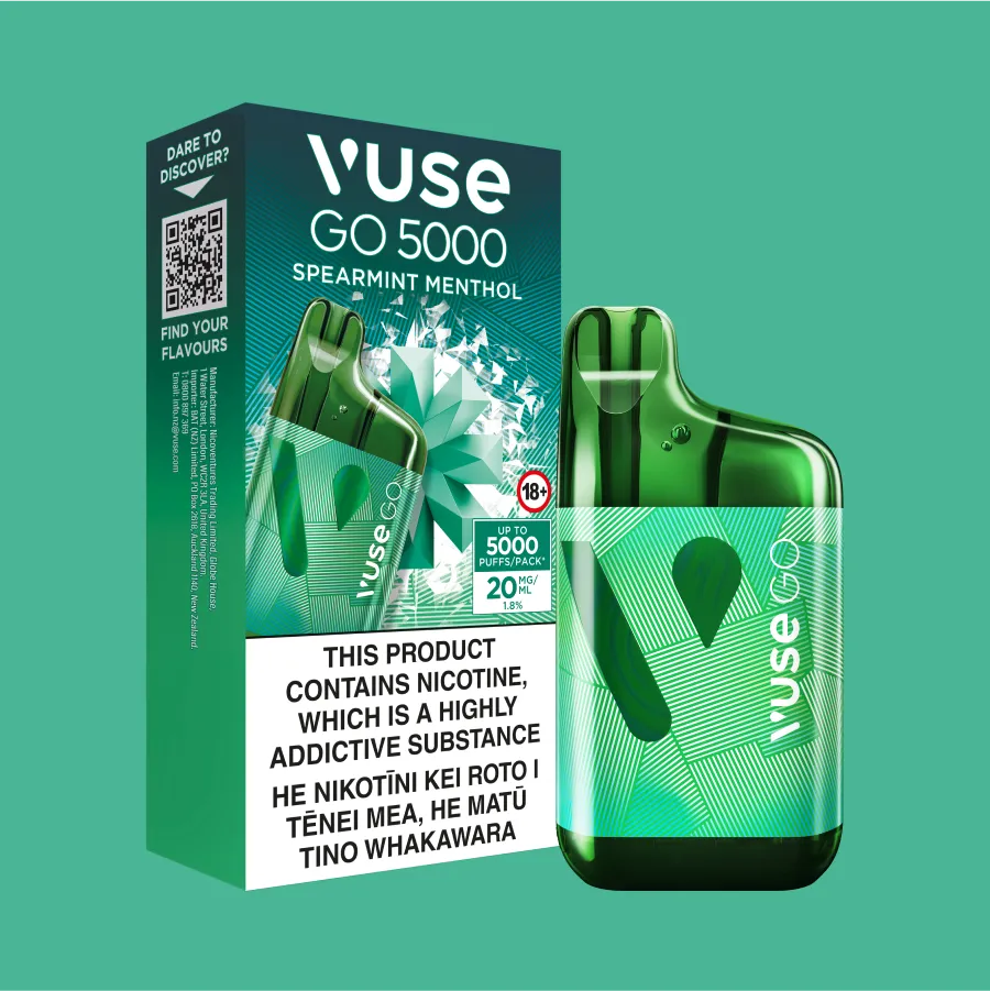 Vuse Go 5000 Disposable Vape Box - Spearmint Menthol