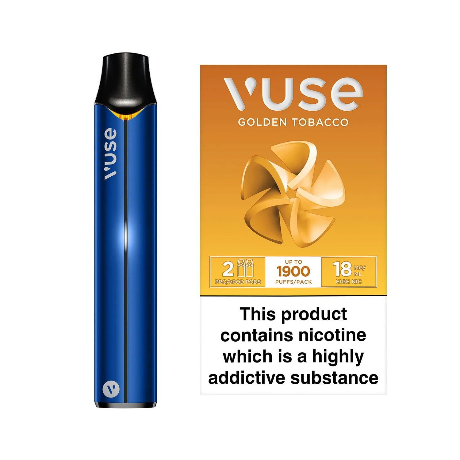 Vuse Pro Device Kit Blue & Vuse Pro Pods vPro Bundle