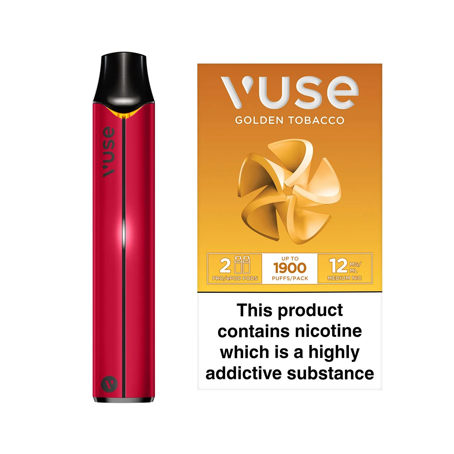 Vuse Pro Device Kit Red & Vuse Pro Pods vPro Bundle
