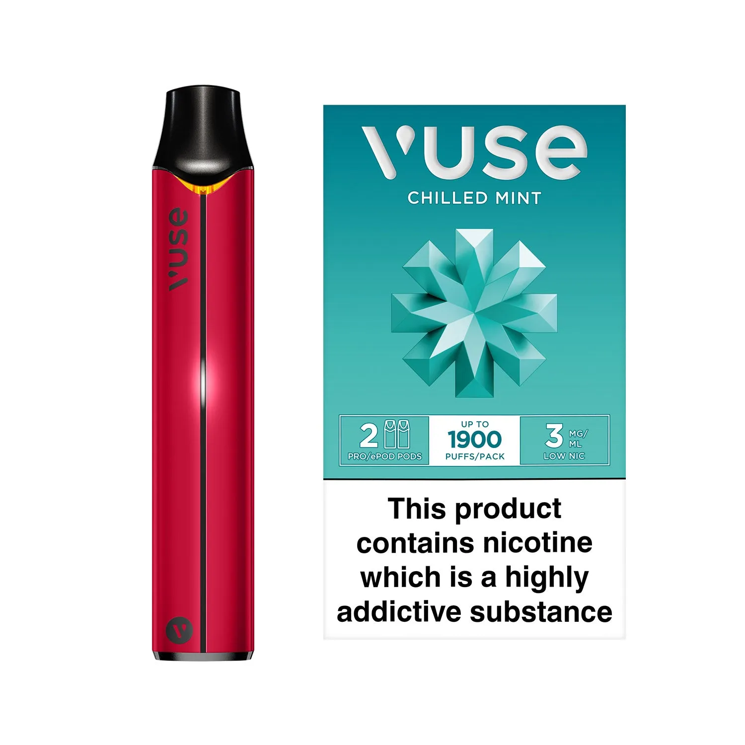 Vuse Pro Device Kit Red & Vuse Pro Pods vPro Bundle