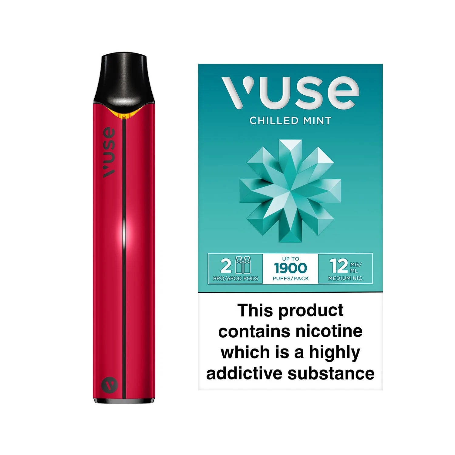 Vuse Pro Device Kit Red & Vuse Pro Pods vPro Bundle