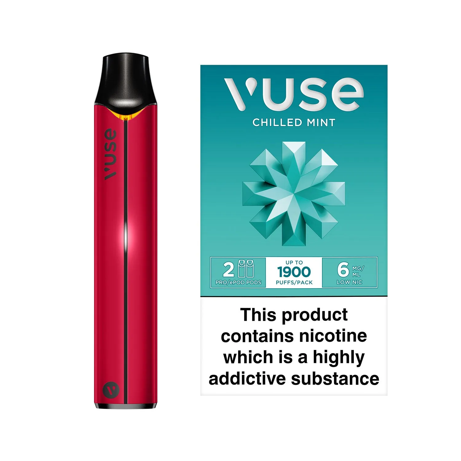 Vuse Pro Device Kit Red & Vuse Pro Pods vPro Bundle